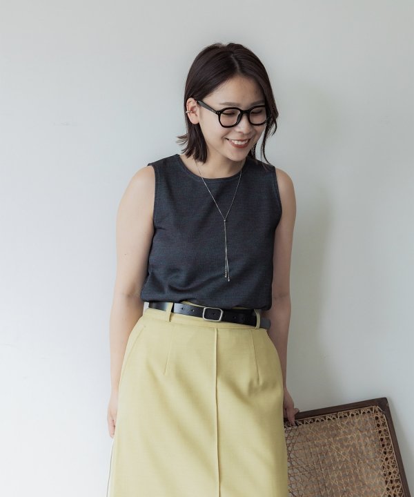 crewre online shop / マルチカラーノースリーブトップス