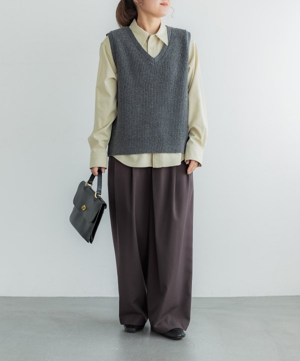 crewre バックステッチレギュラーシャツ　サイズ2 crewre online shop / バックステッチレギュラーシャツ