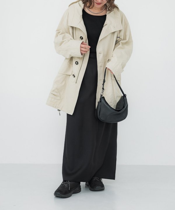 crewre ピーチスキンモッズコート ecru サイズ1 crewre online shop / ピーチスキンモッズコート