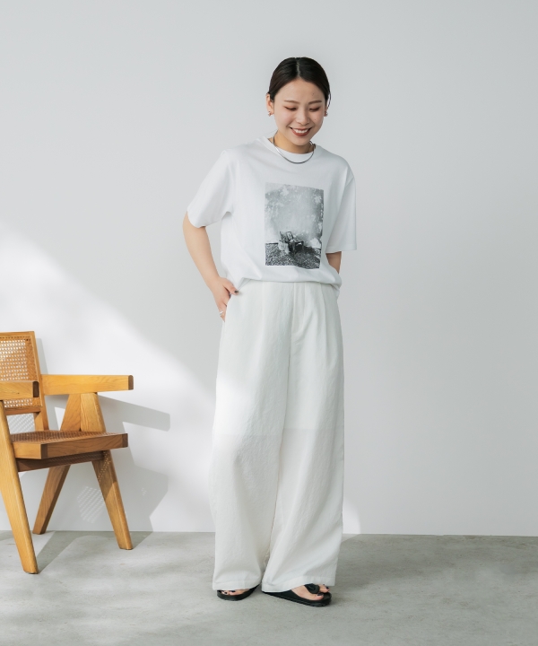 クルーレ★crewre★ウォーターリペレントスラックス オフホワイト サイズ1 crewre online shop / ウォーターリペレントスラックス