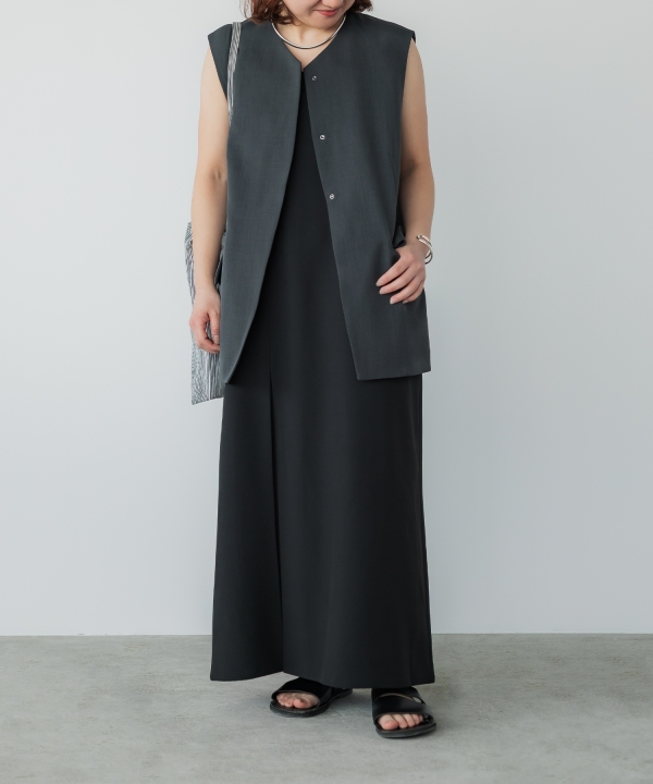 crewre online shop / ボックスタックキャミワンピース