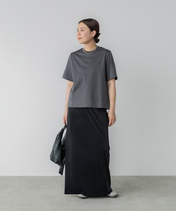 K*i様 crewre ストレッチベロアストレートスカート crewre online shop / ストレッチベロアストレートスカート