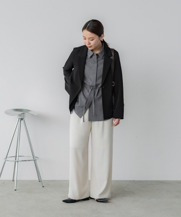 crewre 2025 summer セミドルマンドロストデザインシャツ crewre online shop / セミドルマンドロストデザインシャツ