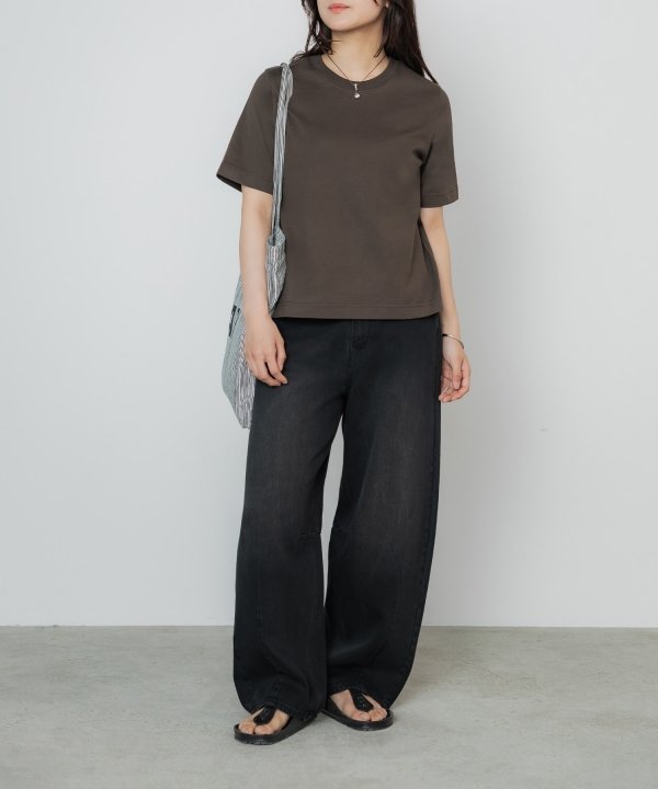 クルーレ　crewre ソフトカーヴィデニムパンツ　2 crewre online shop / ソフトカーヴィーデニムパンツ