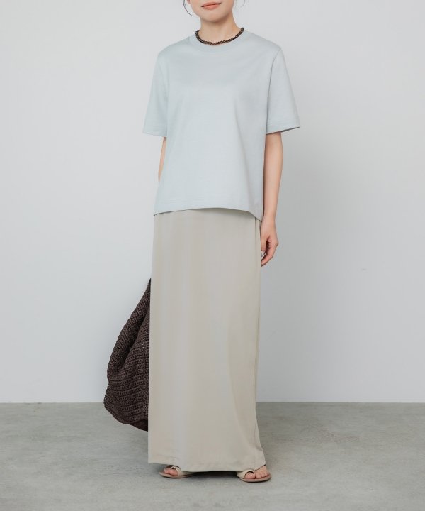 crewre クルーレ ストレッチベロアストレートスカート size2 crewre online shop / ストレッチベロアストレートスカート