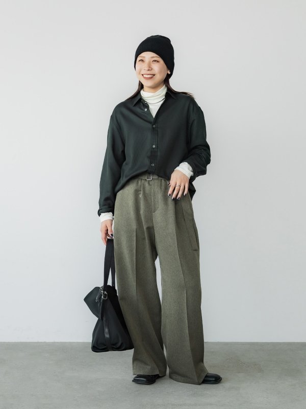 crewre ナイロンレザーショルダーバッグ ブラック crewre online shop / ナイロンレザーショルダーバッグ