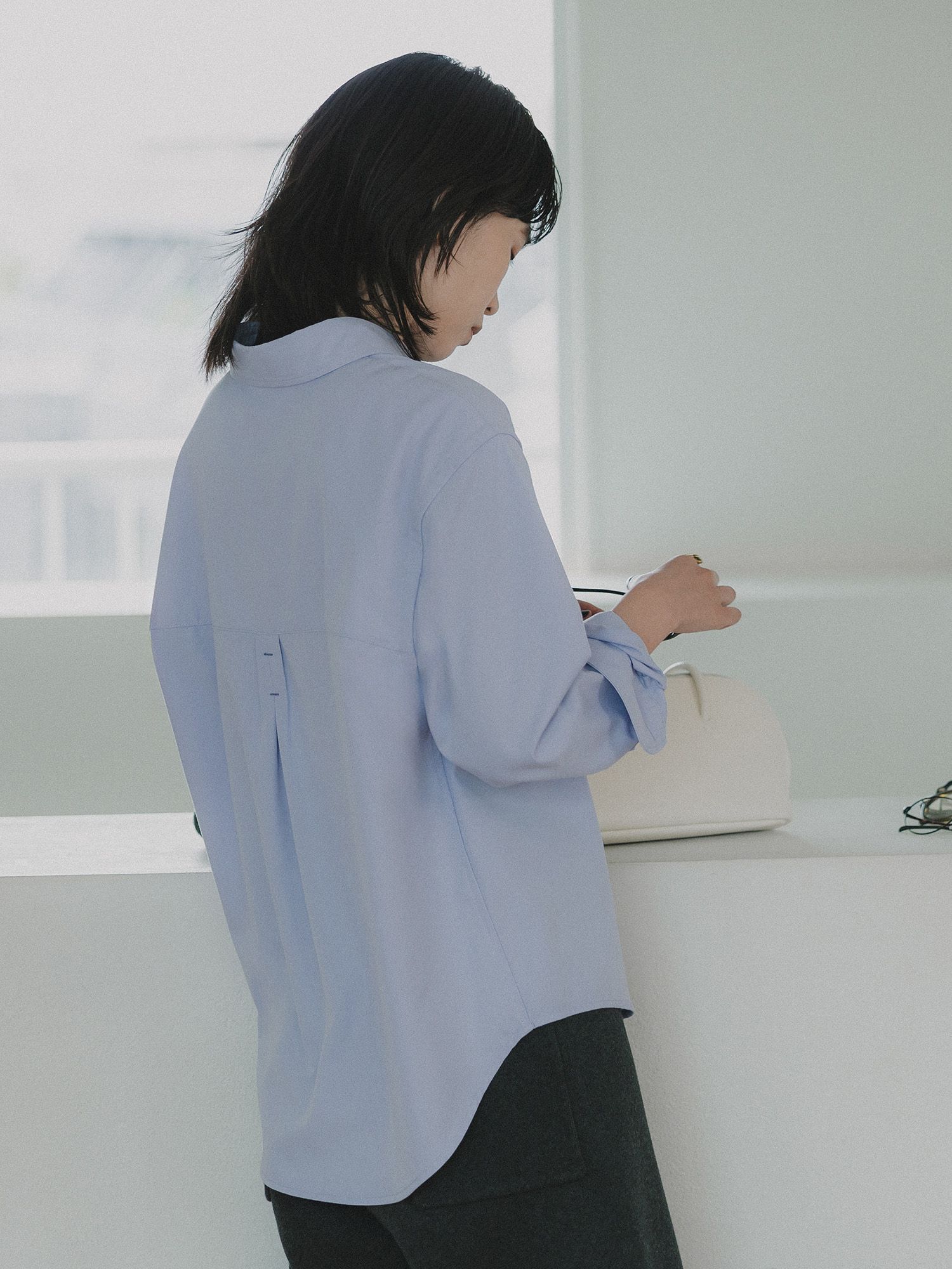 バックステッチレギュラーシャツ