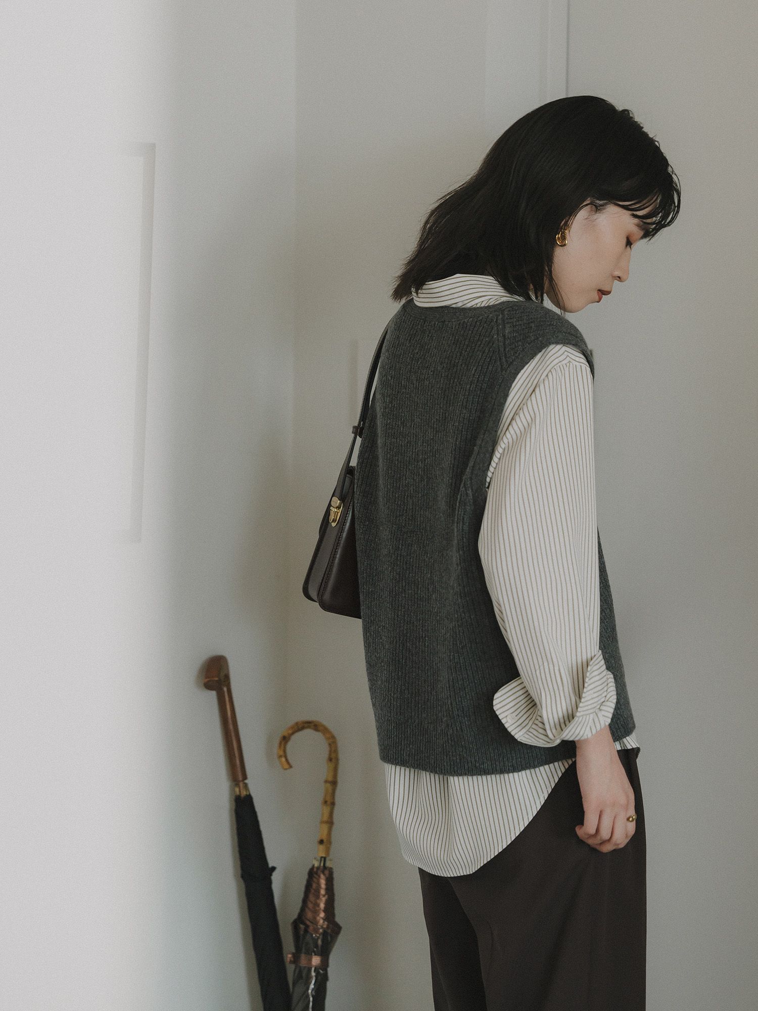 バックステッチレギュラーシャツ