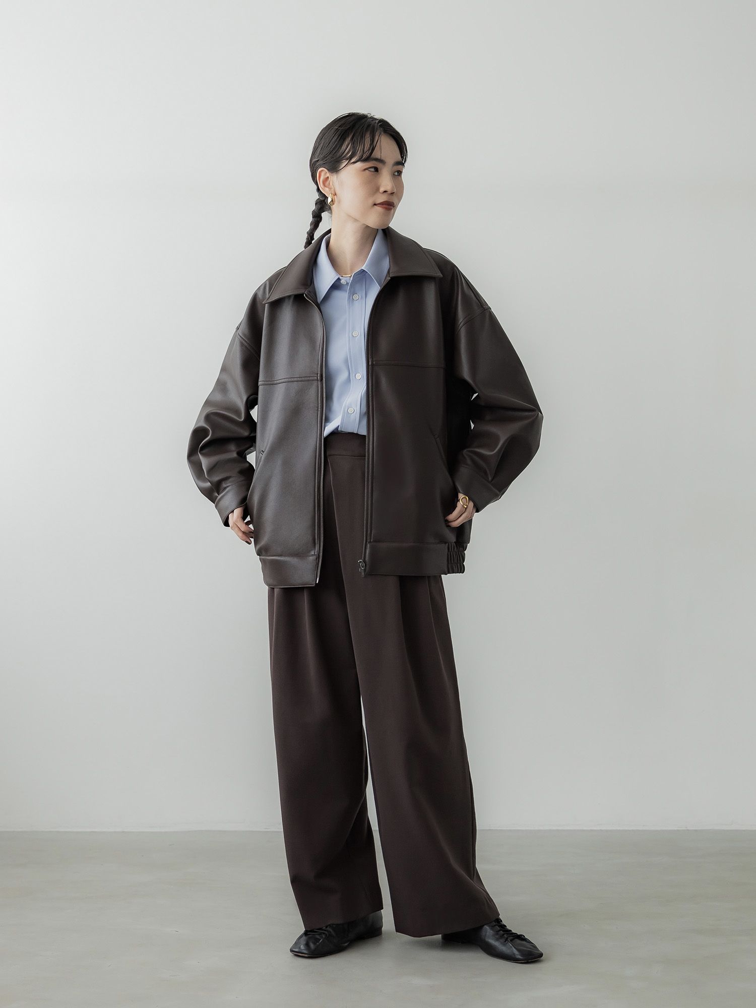 バックステッチレギュラーシャツ