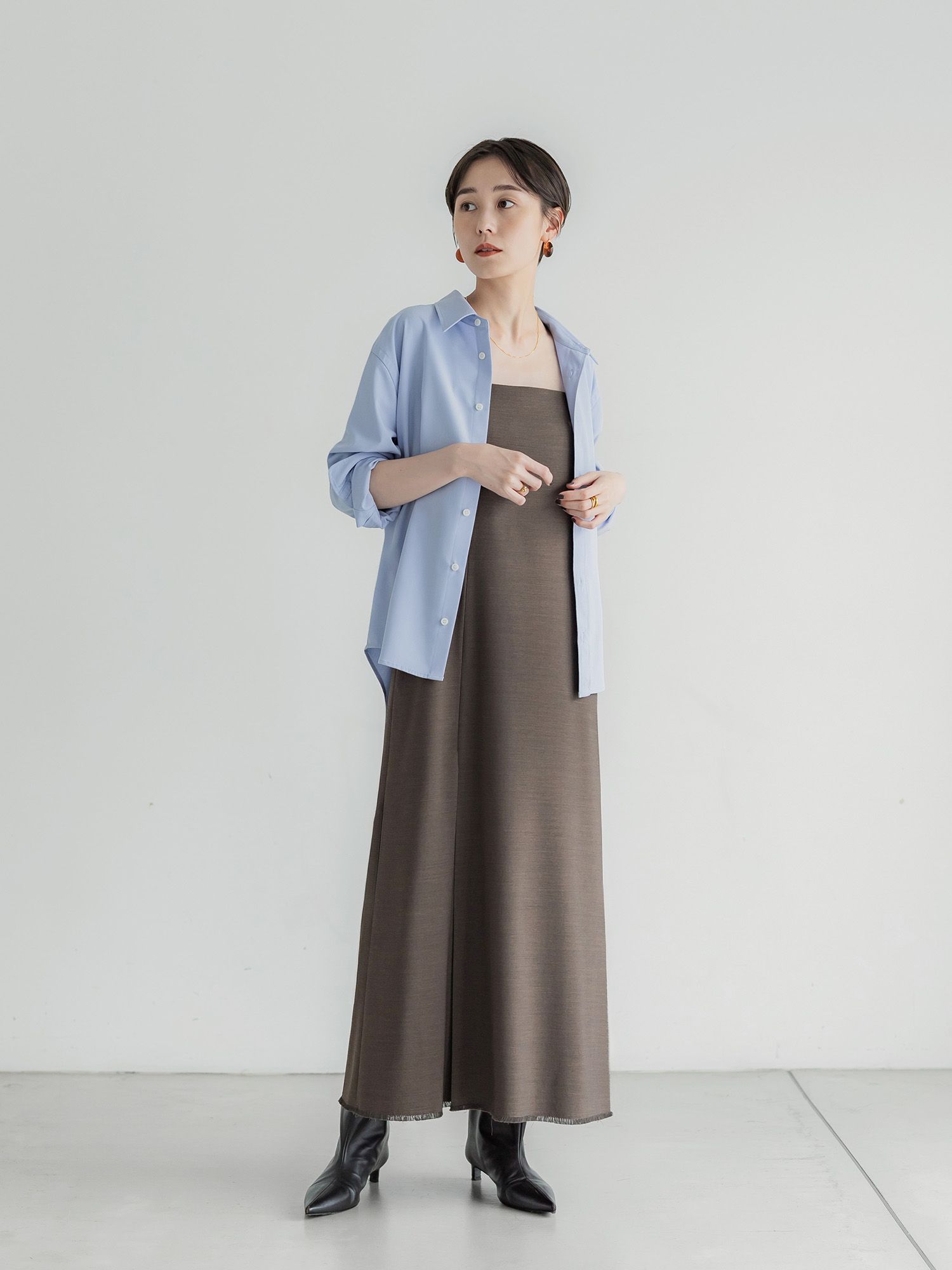 バックステッチレギュラーシャツ