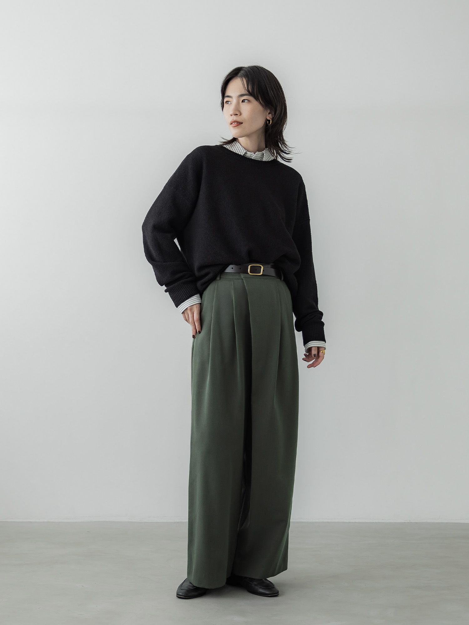 バックステッチレギュラーシャツ