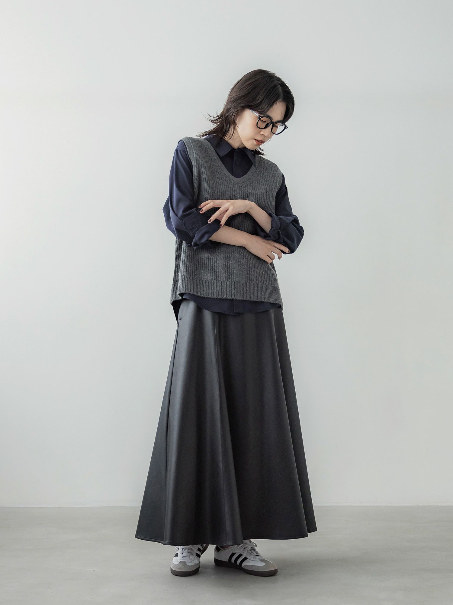 バックステッチレギュラーシャツ