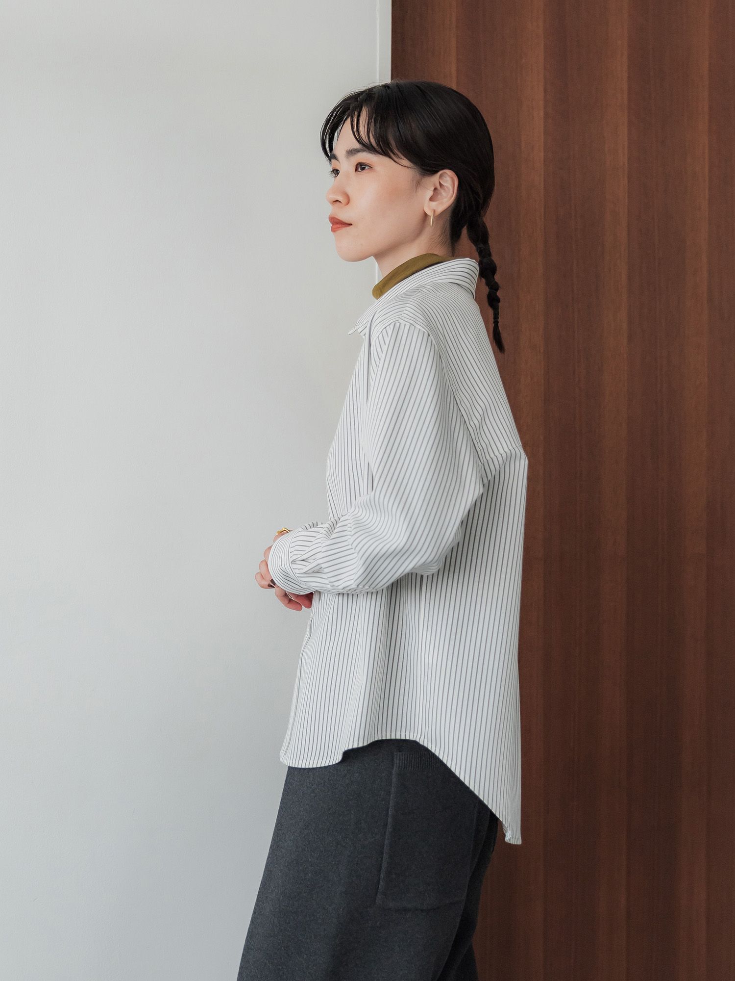 バックステッチレギュラーシャツ