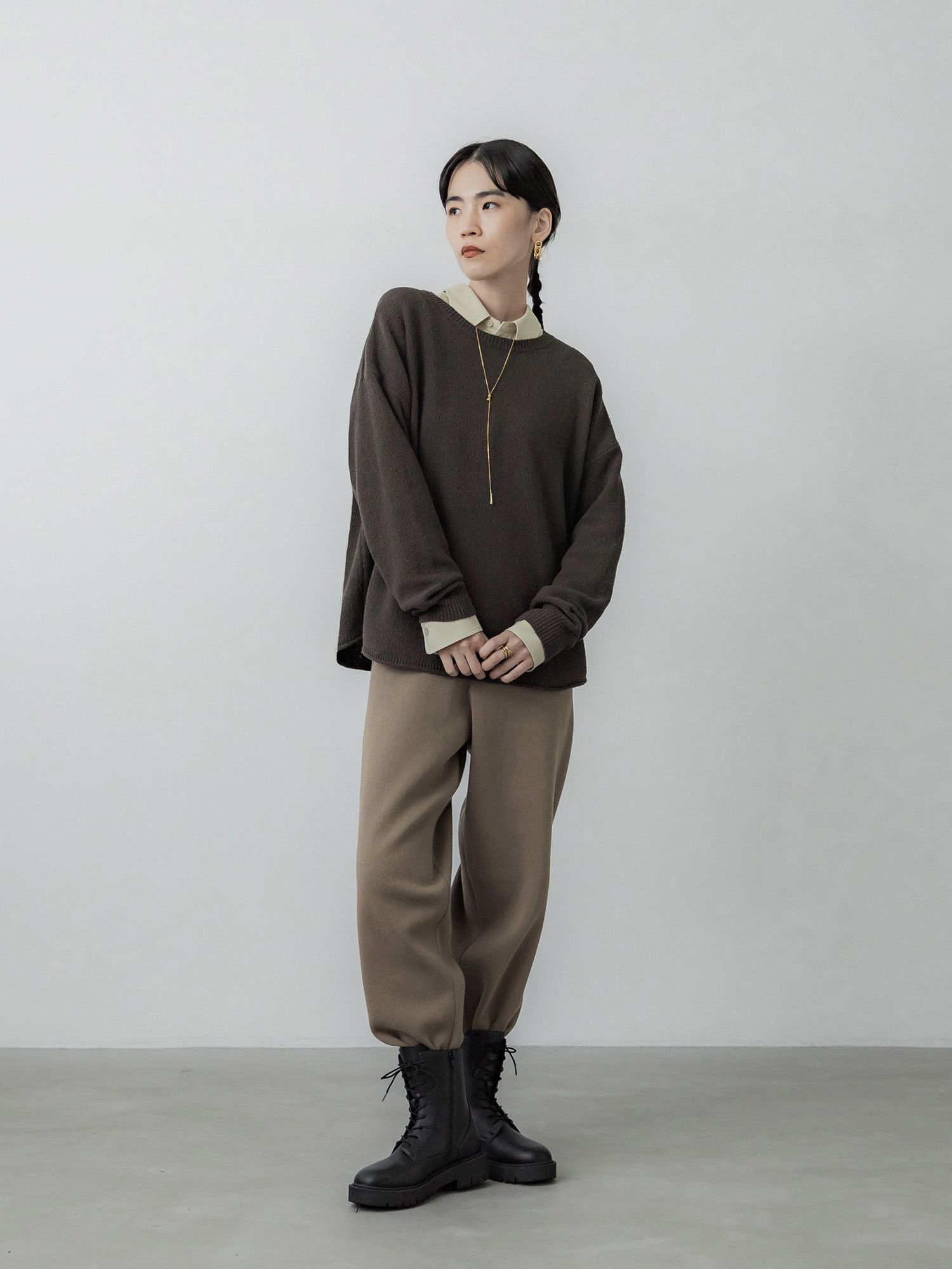 バックステッチレギュラーシャツ