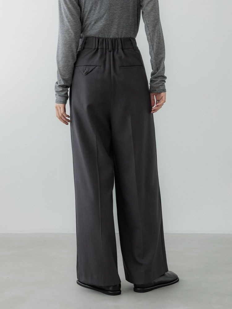 crewre online shop / アシンメトリーツータックパンツ