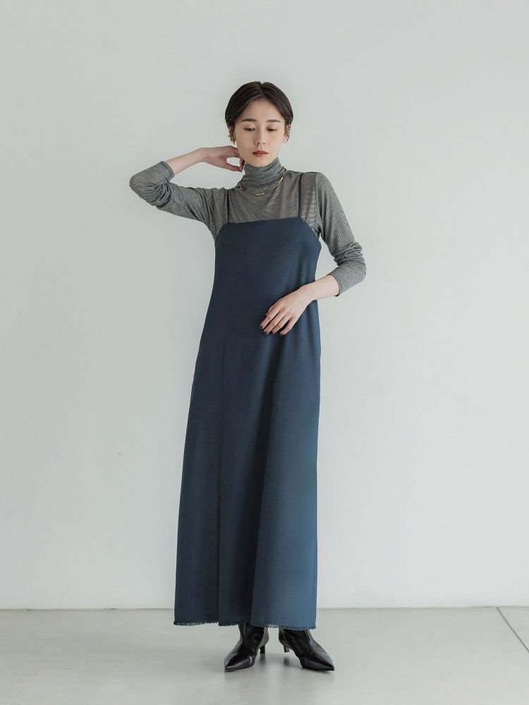 ボックスタックキャミワンピース 1 クルーレ crewre crewre online shop / ボックスタックキャミワンピース