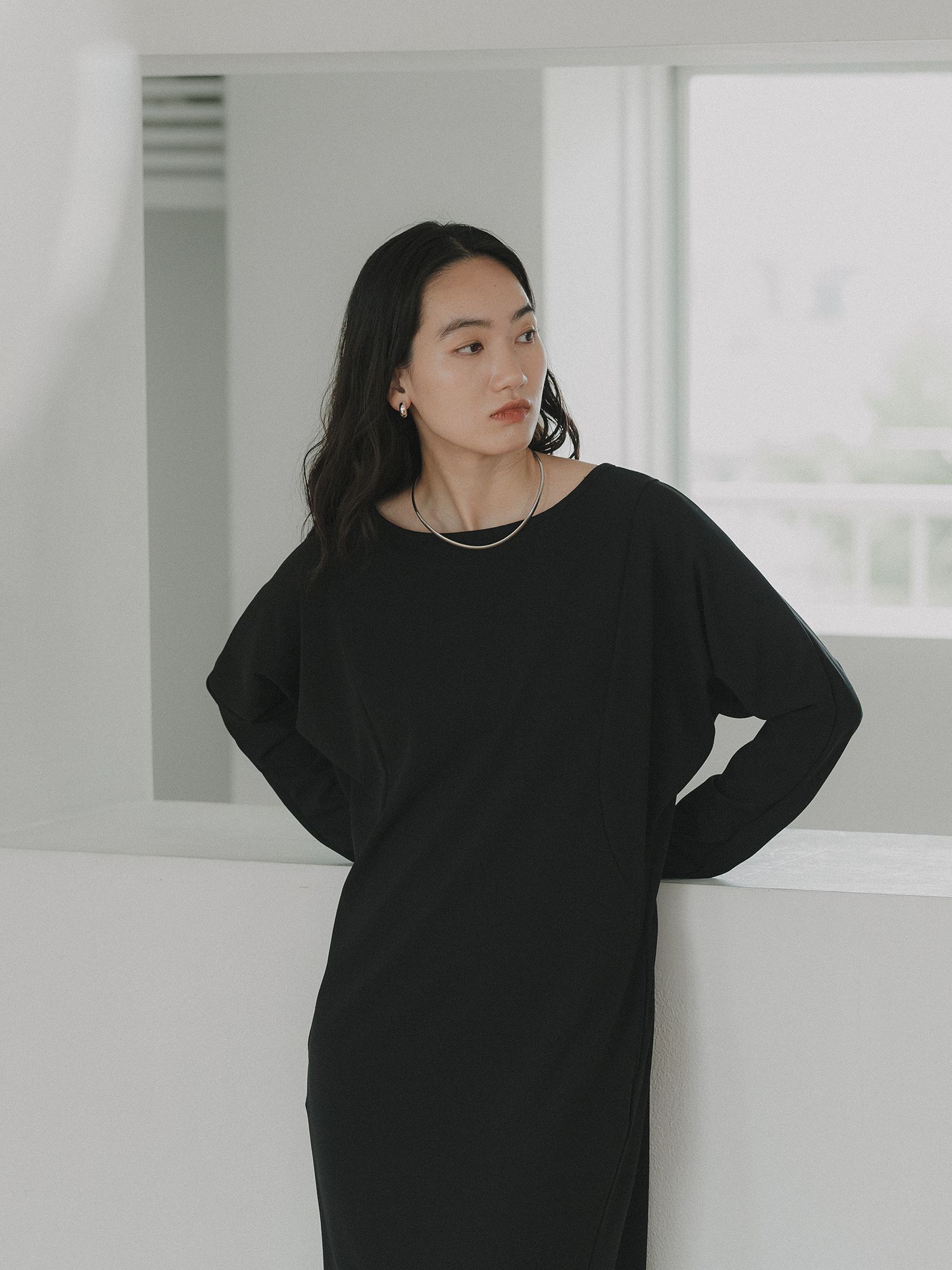 ジョーゼットシェイプワンピース