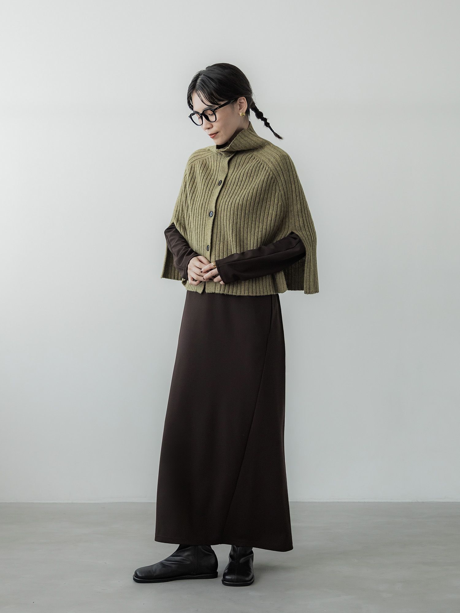 ジョーゼットシェイプワンピース