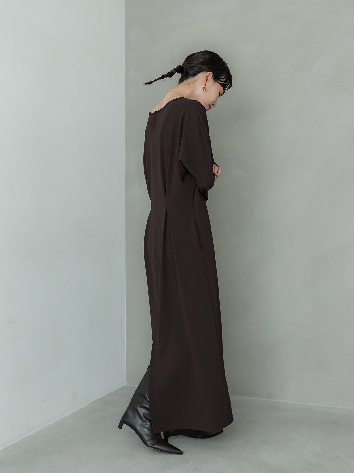 ジョーゼットシェイプワンピース