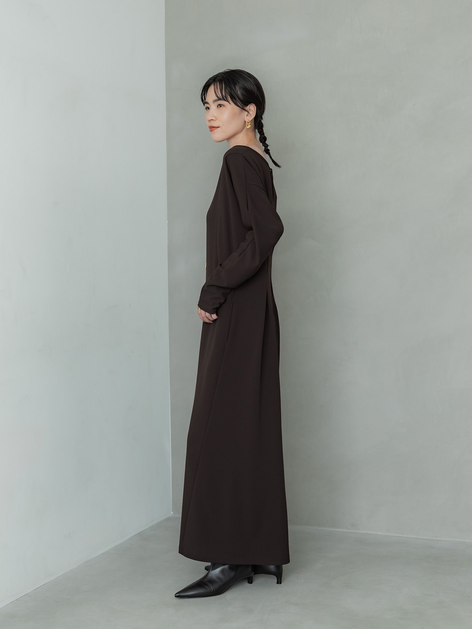 ジョーゼットシェイプワンピース