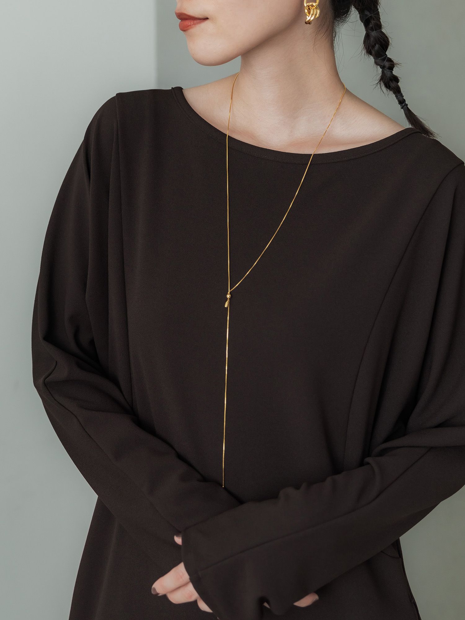 ジョーゼットシェイプワンピース