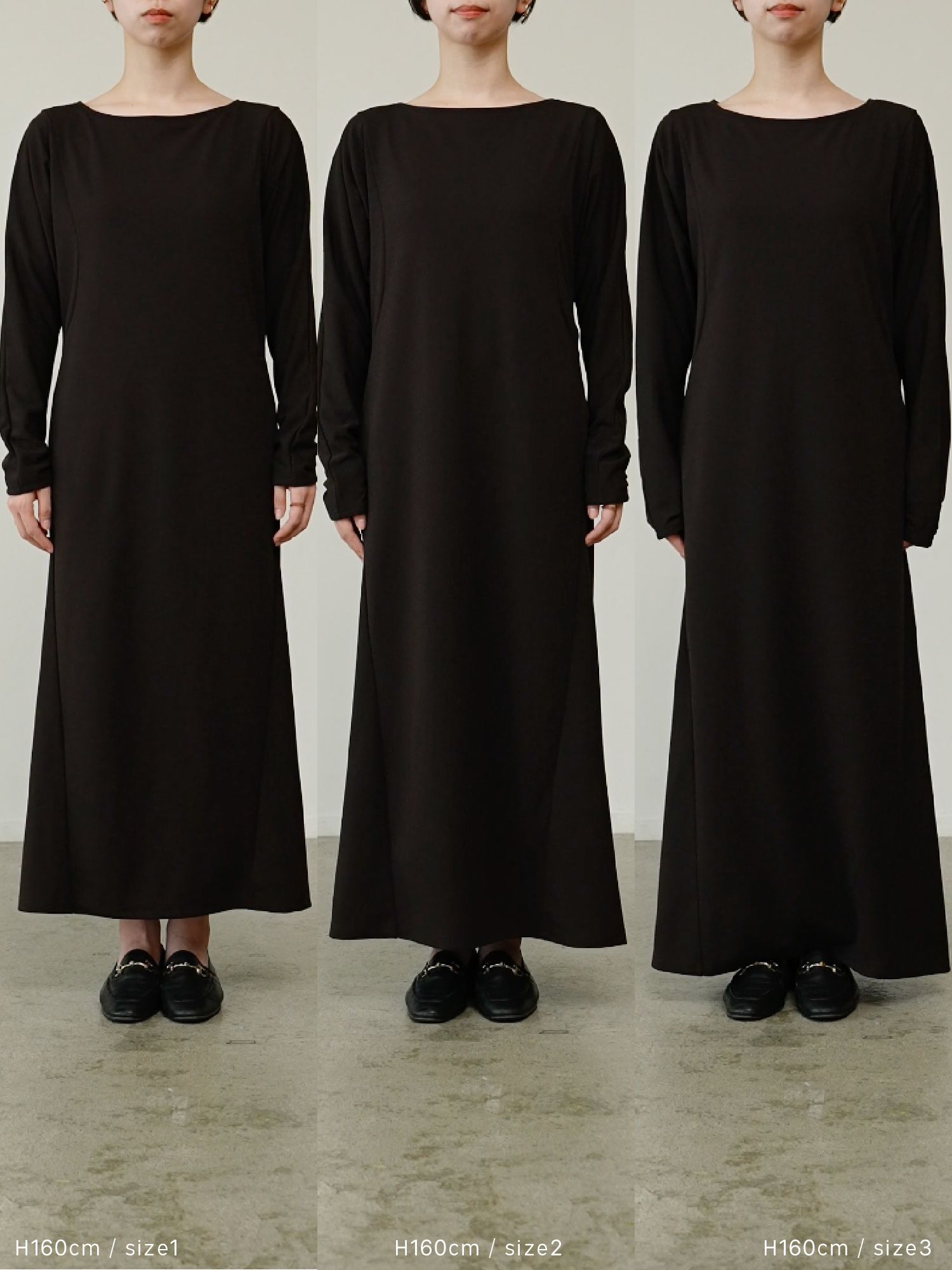 ジョーゼットシェイプワンピース