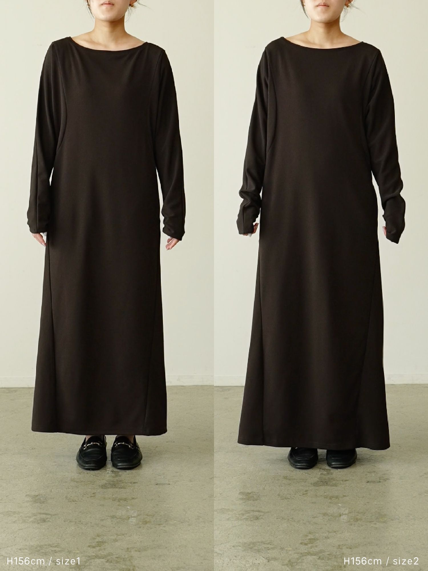 ジョーゼットシェイプワンピース