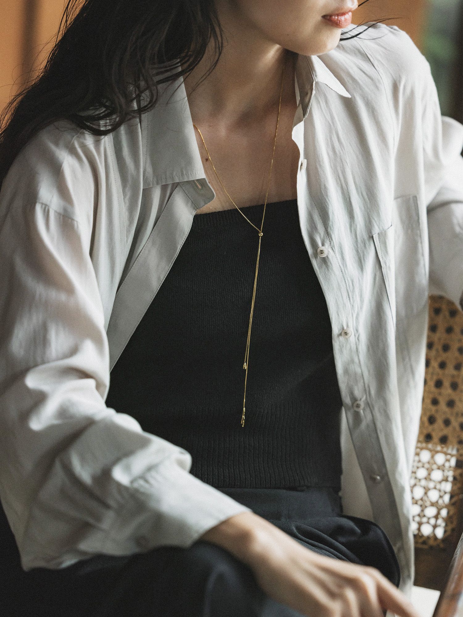 crewre online shop / マルチウェイドロップネックレス