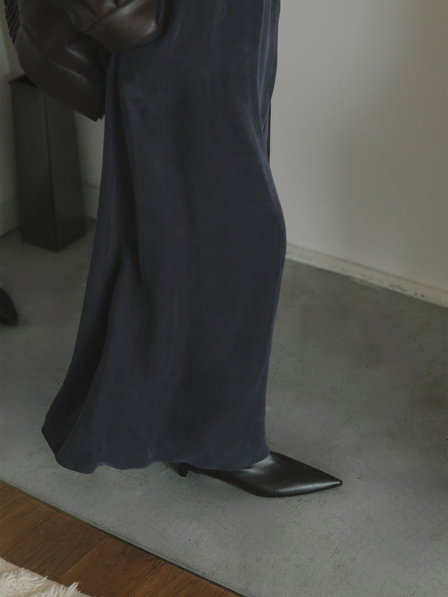 キュプラブレンドナロースカート