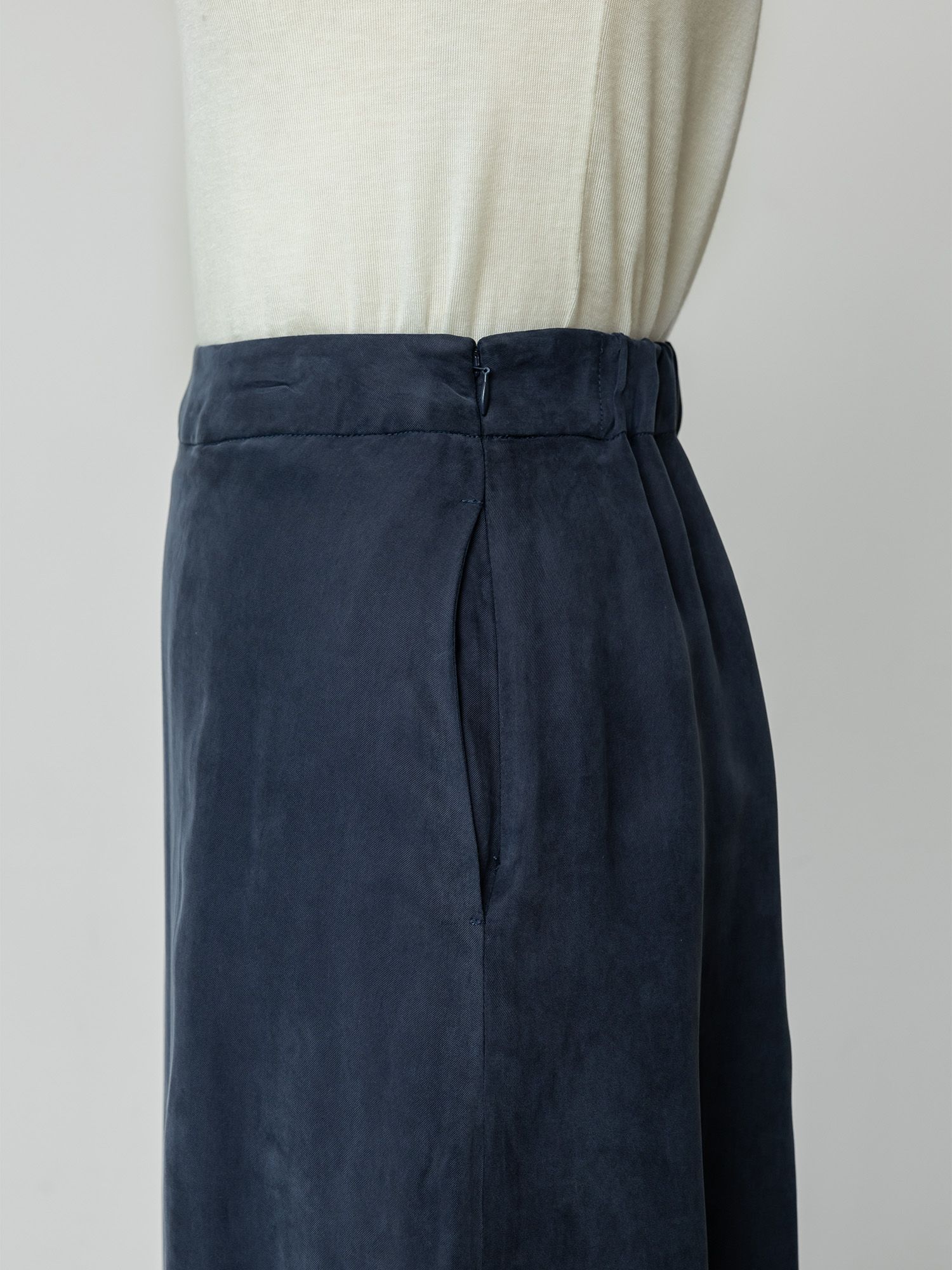 キュプラブレンドナロースカート