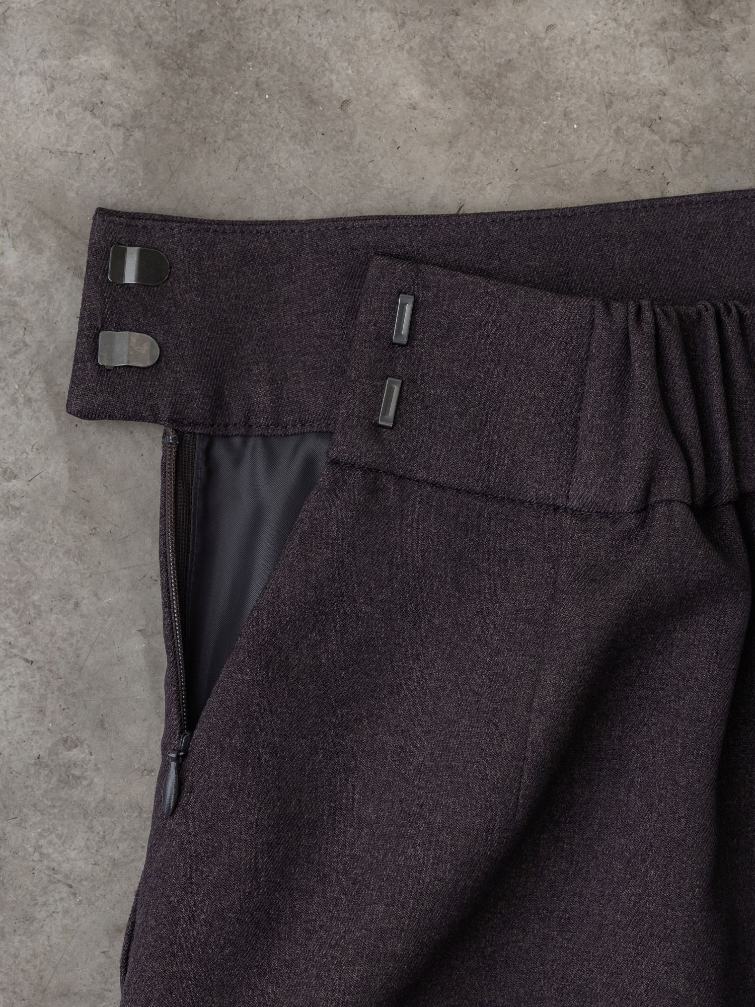 ウールライクラップロングスカート