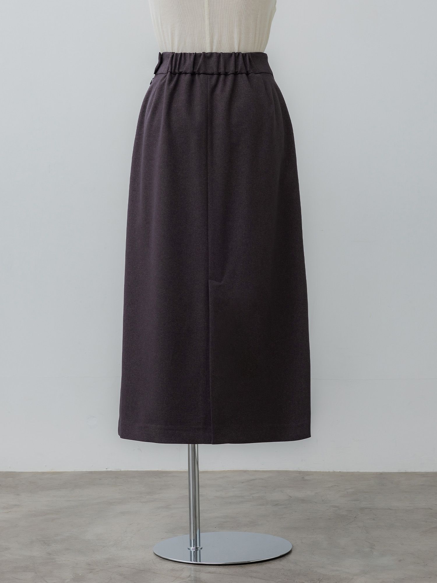 ウールライクラップロングスカート