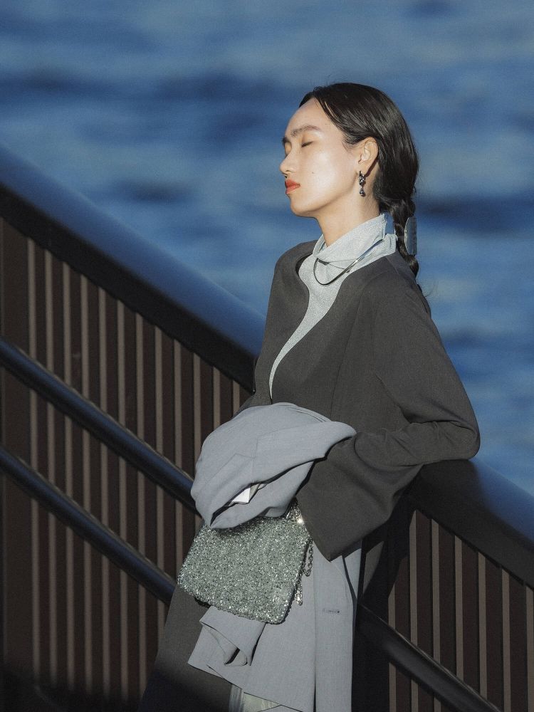 crewre online shop / ディープネックセットワンピース