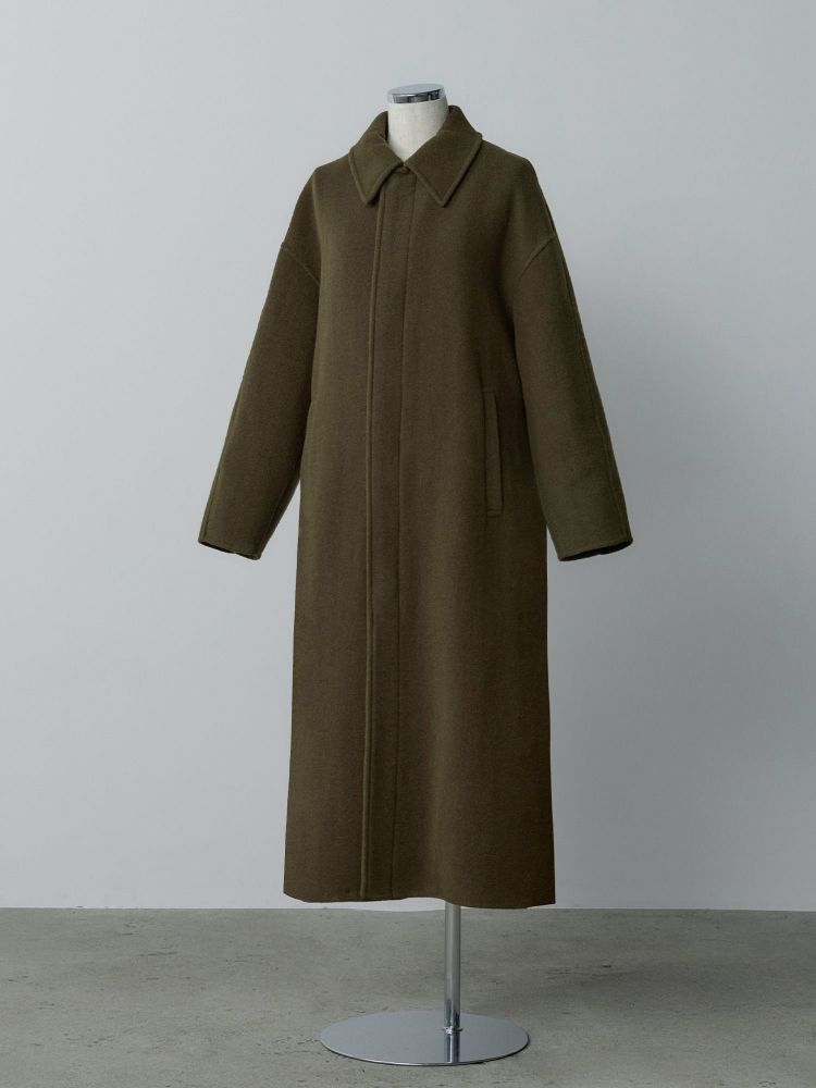 【新品タグ付き】crewre リバーロングステンカラーコート　クルーレ　サイズ1 crewre online shop / リバーロングステンカラーコート