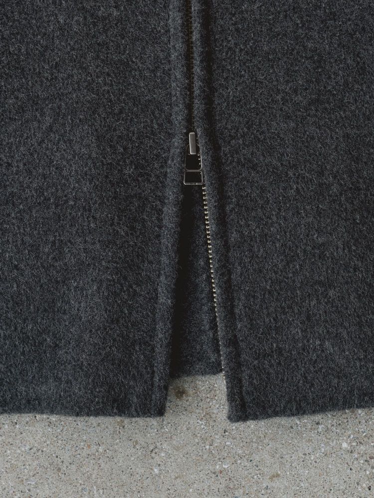 ちい　【新品】LaTotalite リバーフードミドルコート　ブラック crewre online shop / リバーフーデッドミドルコート