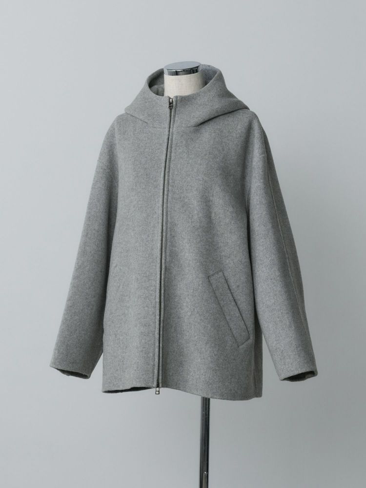 crewre online shop / リバーフーデッドミドルコート