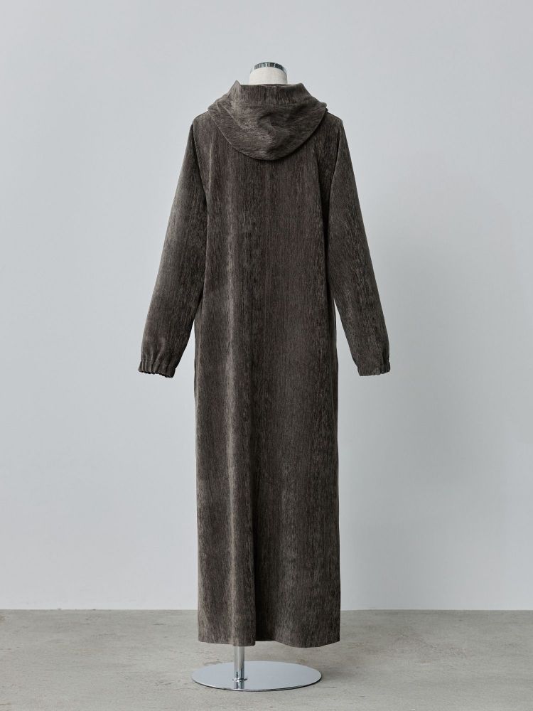 crewre ベルベットフードワンピース crewre online shop / ベルベットフードワンピース