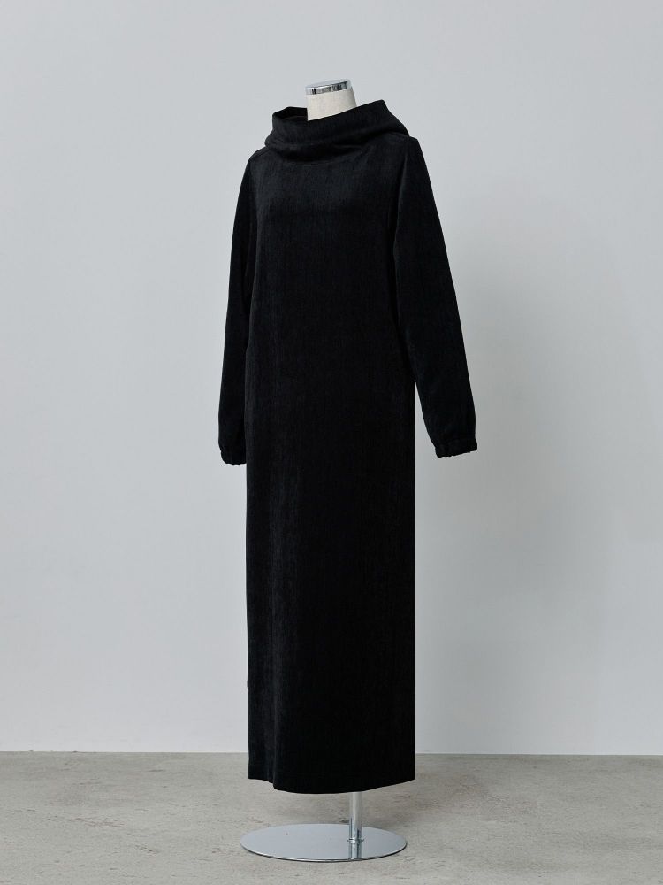 crewre online shop / ベルベットフードワンピース