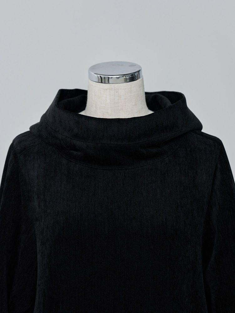 crewre online shop / ベルベットフードワンピース