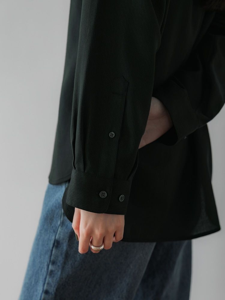 crewre online shop / テンセルコットンピケミニマルシャツ