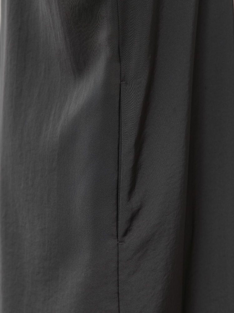 crewre online shop / サテンドレープシャツワンピース