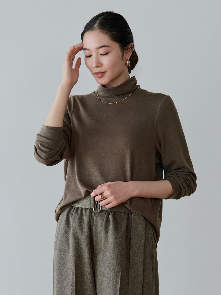 【新品未使用　crewreフロントフライバックオープンジレ チャコールグレー 2 crewre online shop / フロントフライバックオープンジレ