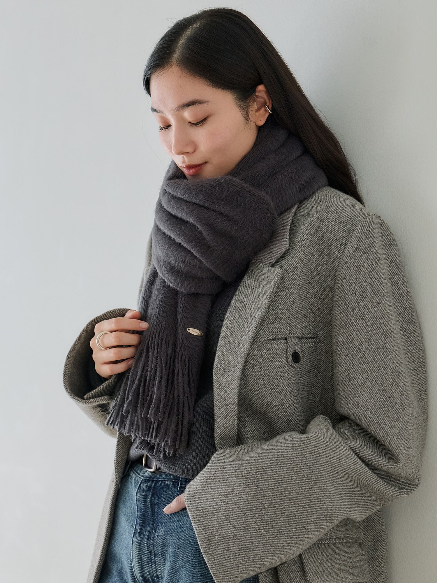 Crewre モイストタッチボリュームストール crewre online shop / モイストタッチボリュームストール