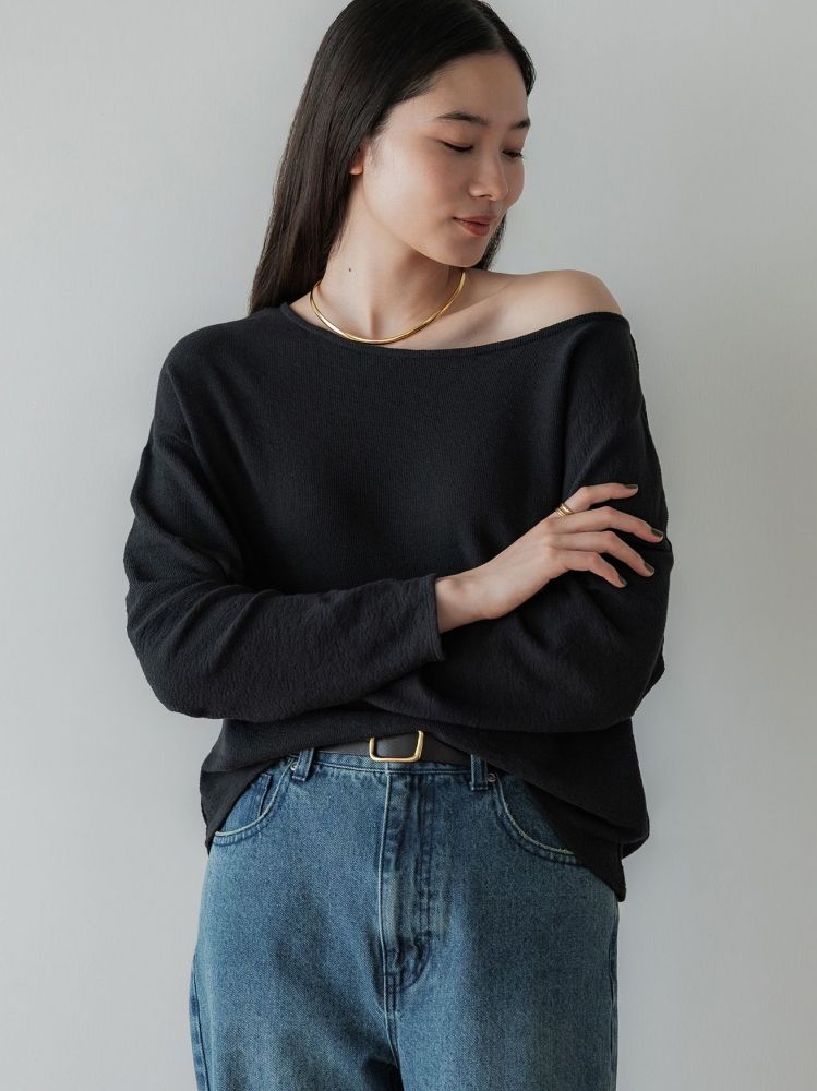 crewre セットインルーズスウェットロンT crewre online shop / セットインルーズスウェットロンT