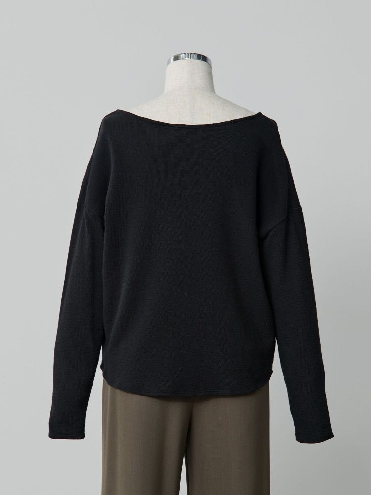 crewre online shop / 2wayラフインレーボートネックロンT