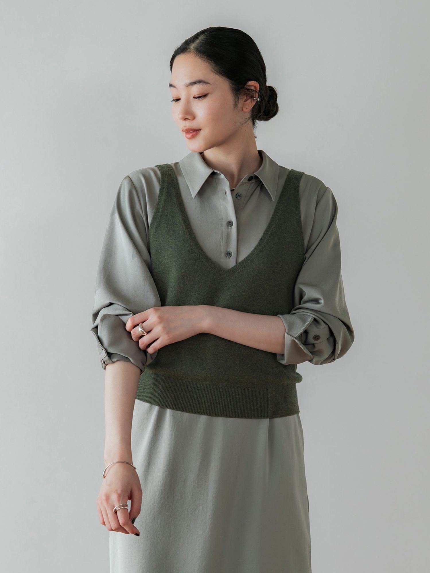 値下げしました！新品⭐︎anuke 2way ニットビスチェ ànuke online store（アンヌーク） / 2way Knit Bustier2way