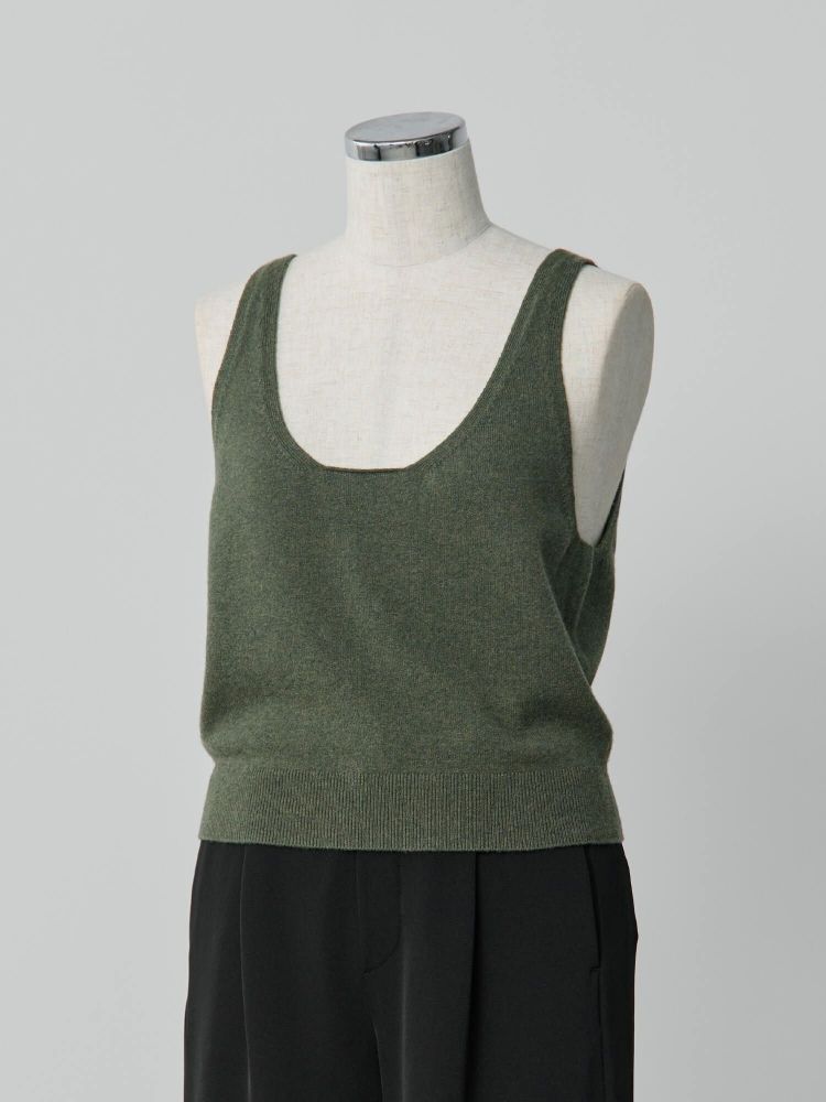 crewre online shop / 2wayウールカシミアニットビスチェ
