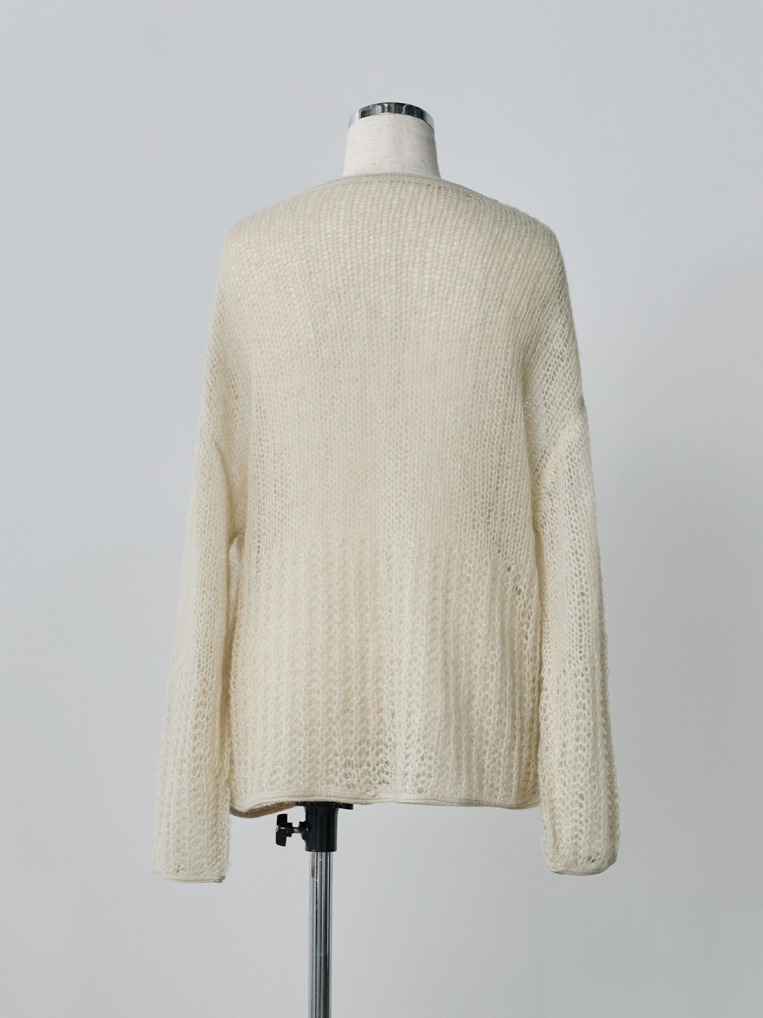 モヘヤミックスシアールーズニット