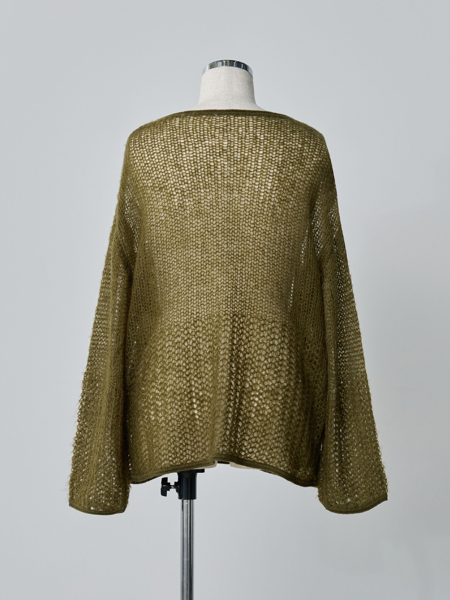 モヘヤミックスシアールーズニット