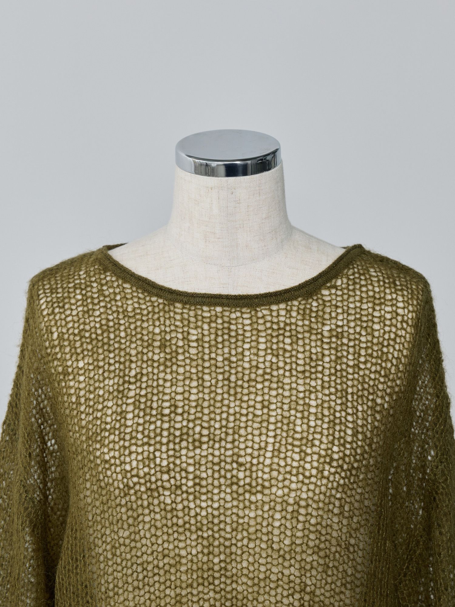 モヘヤミックスシアールーズニット